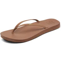 Reef Slim Damen-Flip-Flops, superleicht, ultraweiches gepolstertes Fußbett, Espresso, 37.5 EU - 37.5 EU