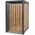ML-Design Mülltonnenbox 1er 68 x 80 x 116,3 cm anthrazit-eichenoptik