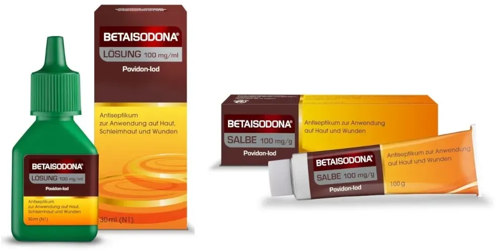 BETAISODONA SALBE + LÖSUNG Set 1 Sparset