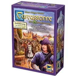 ASMODEE HIGD0106 Hans im Glück Carcassonne - Graf, König und Konsorten