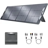 VDL Solarpanel Faltbar, 200W Solarmodul mit Monokristalline Solarzelle für Powerstation, 20V Photovoltaik Modul Solaranlage Solarladegerät mit Multi-Contact 4 für Outdoor, Camping, Garten, RV