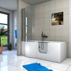 AcquaVapore Seniorendusche und Badewanne mit Tür S12D-R-ALL Dusche 85x170cm OHNE 2K Scheiben Versiegelung