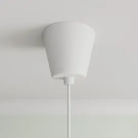 LINDBY Simaria 3-flg. 47,6 cm rund weiß Textil