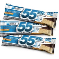 Frey Nutrition 55er Riegel Protein Bar, 50g - Schoko-Crisp