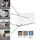 Rauch Kombikommode 180 x 99 x 42 cm Beige / Glas Beige (Champagner)