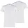 Puma Herren T-Shirt, 4er Pack - Basic Crew Tee, Rundhals, Kurzarm, uni Weiß M