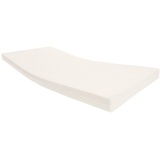 Dibapur® Rollmatratze Orthopädische Kaltschaummatratze (Rollmatratze) 140x200 x Kernhöhe 11 cm und mit Standard (Achtung! Bezug und Kern Farbe kann abweichen!) Bezug (Glatt) ca. 11,2 cm