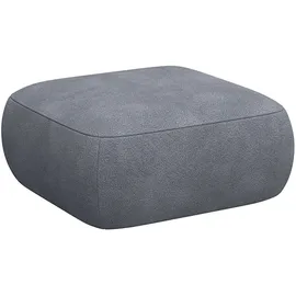 flexlux Pouf Torino 91 x 46 x 91 cm Grau