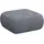 flexlux Pouf Torino 91 x 46 x 91 cm Grau