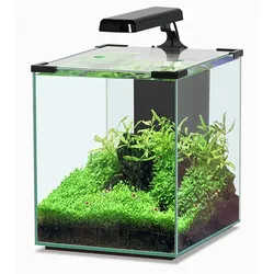 Aquatlantis Nano Cubic 30 LED Aquarium-Set schwarz