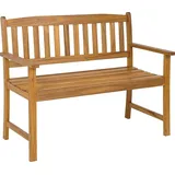 Costway Gartenbank 109 x 56 x 86 cm Beige