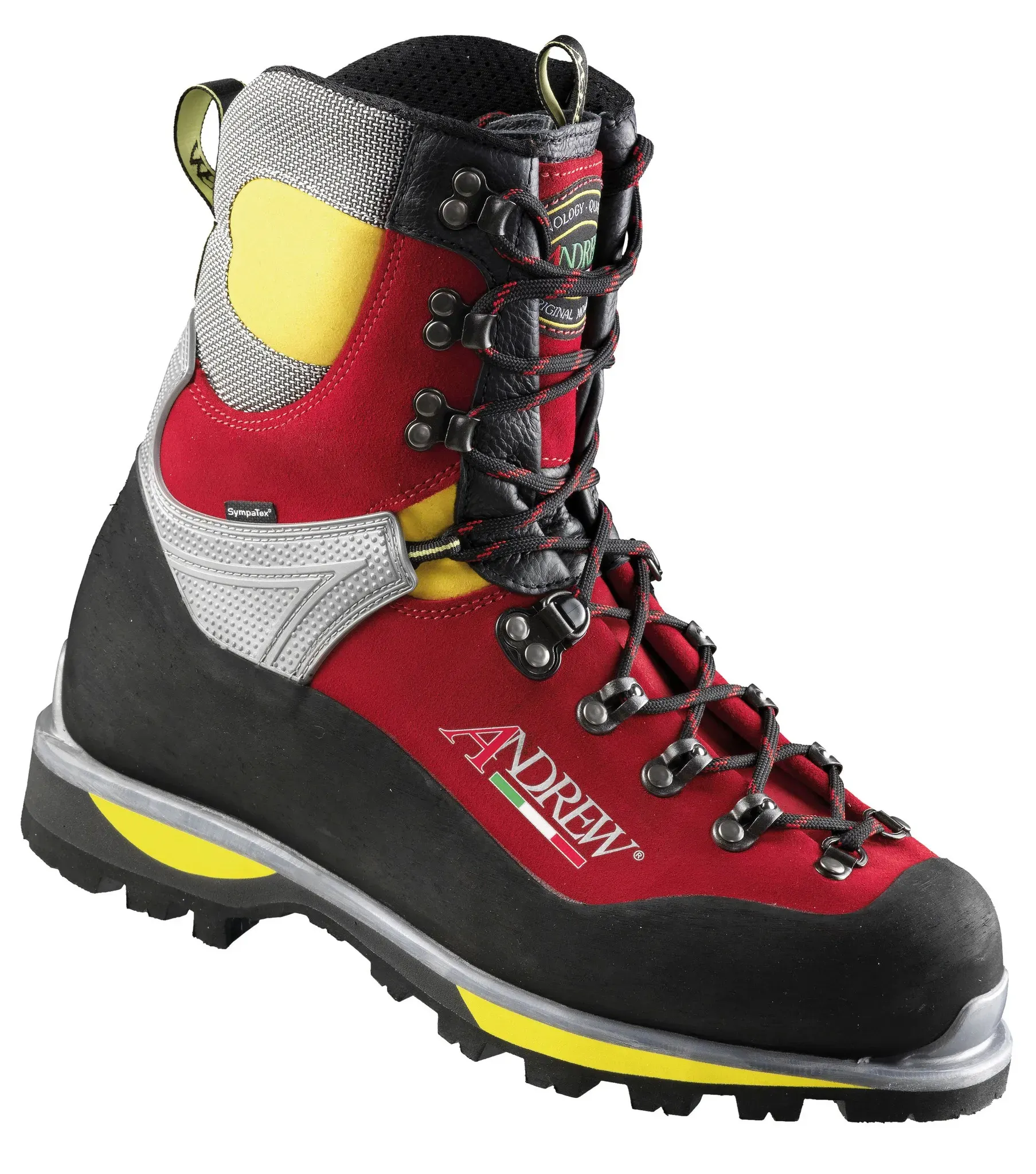 Andrew Schnittschutzstiefel Bionico Wood, rot, 40