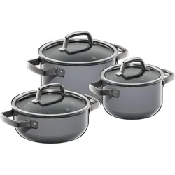Fusiontec Mineral Topf-Set, 3-teilig, Platinum
