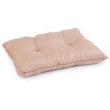 Royal Schneider Sitzkissen Kissen Polster Auflage Rückenkissen Loungekissen Lounge Bodenkissen Anti-Rutsch-Unterseite, Cappuccino - 5521, 60x40 cm - Rückenkissen