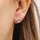 Diamonds by Ellen K. Ohrstecker Weißgold 585 Aquamarin 0,14ct. one-size