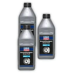 3x 1L LIQUI MOLY 21157 Bremsflüssigkeit DOT 4 Bremse Flüssigkeit Brake Fluid