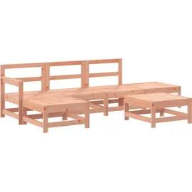 vidaXL Garten-Lounge-Set 6-tlg. braun