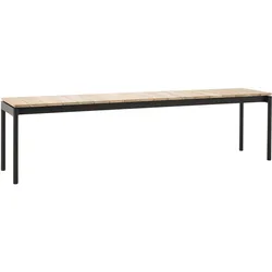 &Tradition Ville AV28 Gartenbank, 180 x 40 cm, schwarz