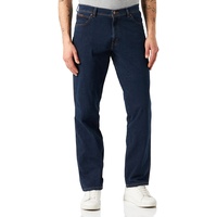 Wrangler Herren Jeans Texas Slim in dunkelblauem Cross Game-W33 / L32 Blau 33 x 32