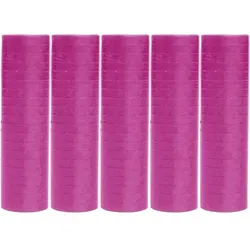 5 Rollen Papier Luftschlangen hot pink