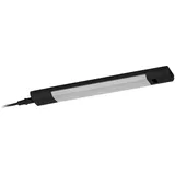 LED Schrankleuchte Schwarz OSRAM 3000K dimmbar RGBW RGB B:30cm Lichtleiste Büro