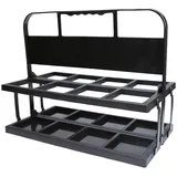 Zghhc Sport-wasserflaschenträger, Sport-flaschenhalter, Faltbarer Kunststoff-flaschenträger, Fasst 8 Sport-wasserflaschen Für Sport