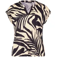 Betty Barclay Casual-Shirt mit Bluseneinsatz Schwarz/Beige | 46