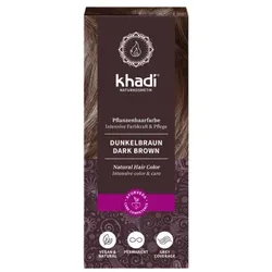 Khadi Haarfarbe Dunkelbraun
