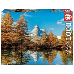 Carletto Puzzle Educa - Matterhorn im Herbst 1000 Teile Puzzle, Puzzleteile