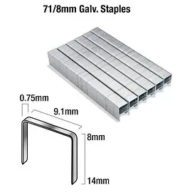 tacwisetm 20.000 TACWISETM Tackerklammern Typ 71/8mm, 0368 8 mm