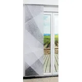 Lysel Schiebegardine Effektdesign in Grau, in der Größe "(BxH) 60cm x 245cm"