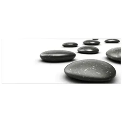 mySPOTTI Badrückwand »Hot Stone«, BxH:120 cm x 45 cm, weiß