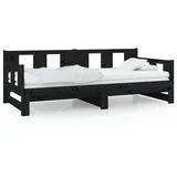 vidaXL Tagesbett 80 x 200 cm Schwarz