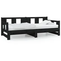vidaXL Tagesbett 80 x 200 cm Schwarz