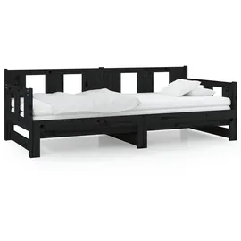 vidaXL Tagesbett 80 x 200 cm Schwarz
