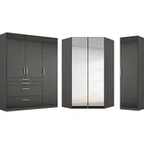 Rauch Eckschrank HOMBURG 253 x 197 x 163 cm Grau