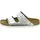 Birkenstock Arizona Weichbettung Naturleder schmal metallic silver 38