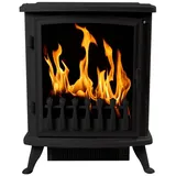 Chemin'Arte Standkamin Fire Glass Schwarz