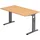 bümö Schreibtisch Serie-O Buche / Graphit