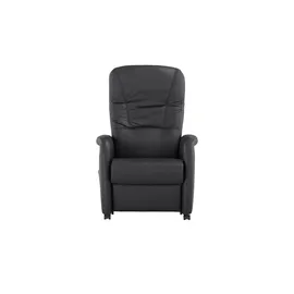 Hukla Relaxsessel Tobias Leder 75 x 102 x 88 cm Schwarz elektrisch