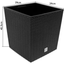 WellHome - Pflanztopf 64L mit rechteckigem Pflanzkasten 17L