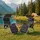 Tectake Sonnenliege 2er Set 200 x 65 x 30 cm Schwarz