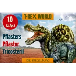 DIE SPIEGELBURG 16830 Pflasterstrips T-Rex World (10 Stück)