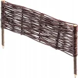 Kadax Palisade aus Weide, Natürlicher Weidenzaun, 1 Stück, 60x30cm - KADAX