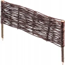 Kadax Palisade aus Weide, Natürlicher Weidenzaun, 1 Stück, 60x30cm - KADAX