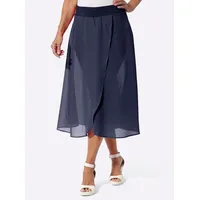 Sieh an! A-Linien-Rock mit Hose Blau 50