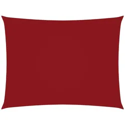 vidaXL Sonnensegel Oxford-Gewebe Rechteckig 3,5x4,5 m Rot