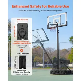 Vevor Basketballständer 1219,2 mm