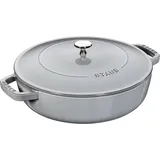 Staub Bräter 28cm grau