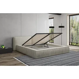 moeblo Doppelbett 180 x 200 cm Beige